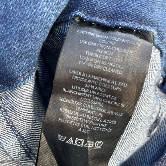 Anthropologie PILCRO The Skipper Wide Leg Cropped Jeans 26P Denim Blue Stretch - Picture 12 of 15